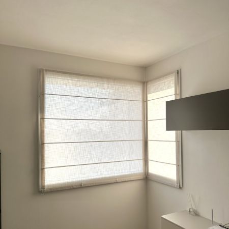 Tende a pacchetto steccato con sistema no foro